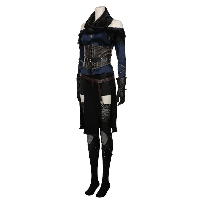 イェネファーコスプレファンタジア衣装変装女性女の子服ロールプ - Medieval Renaissance Dress Women のレビューと価格