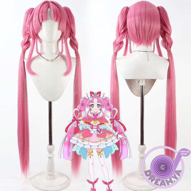 小林美久る コスプレウィッグ ピンク ロング 人工毛 耐熱性 - Anime Cosplay Wig Heat Resistant のレビューと価格